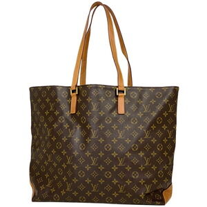 Louis Vuitton Cabas Alto Shoulder Bag Tote Monogram Brown